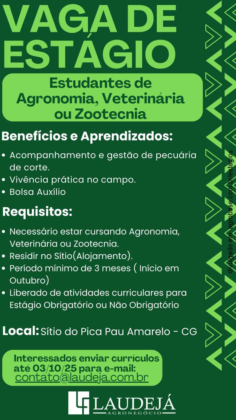 Estágio em pecuária de corte – Campo Grande/MS