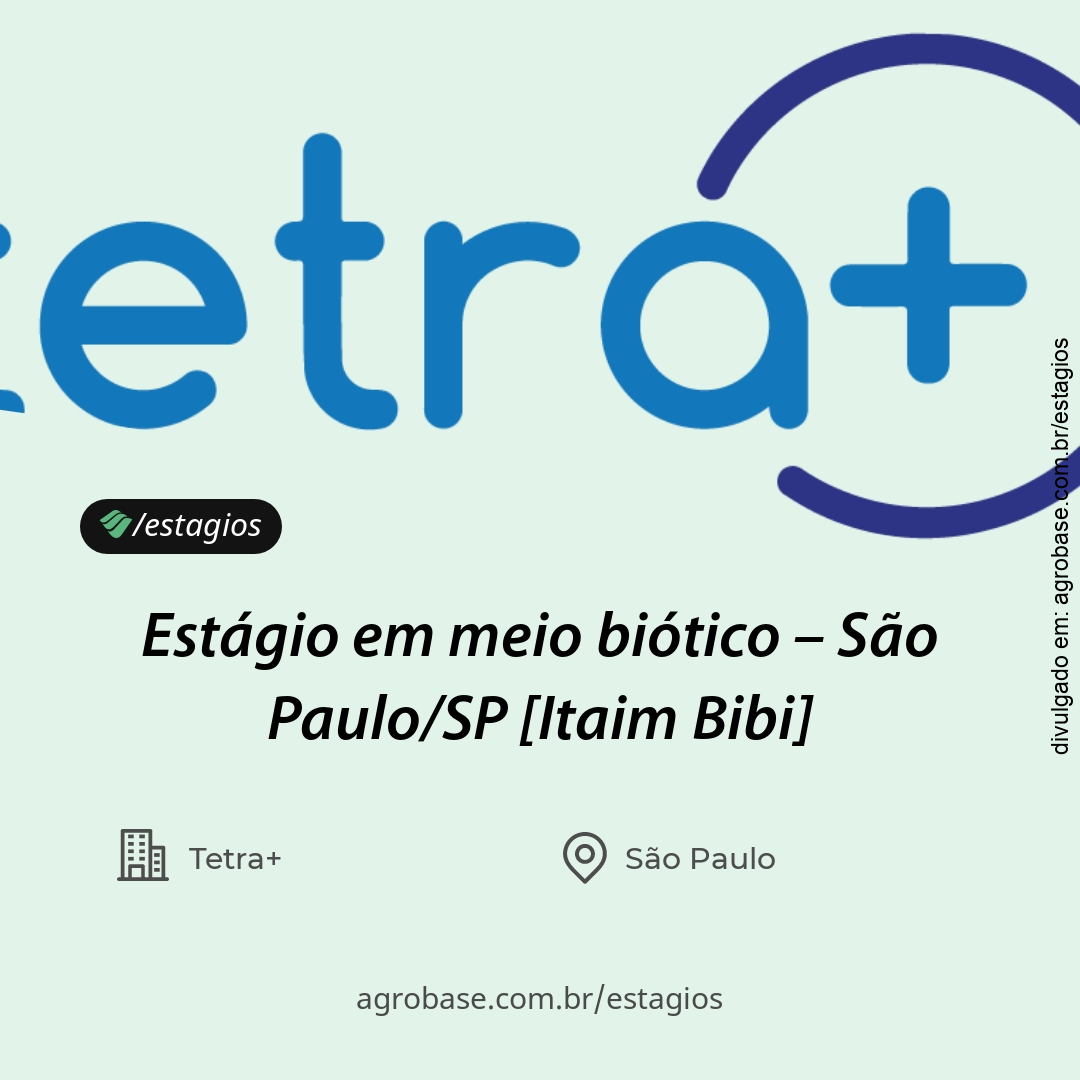 Estágio em meio biótico – São Paulo/SP [Itaim Bibi]
