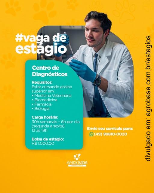 Estágio em centro de diagnóstico veterinário – Videira/SC