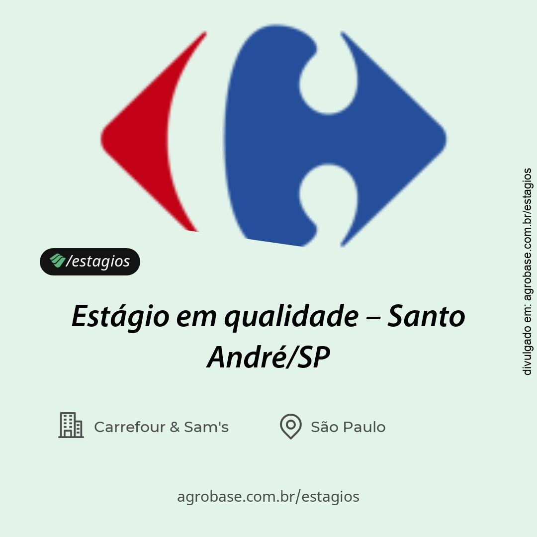 Estágio em qualidade – Santo André/SP