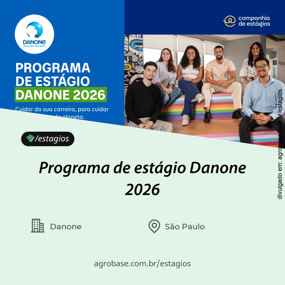 Programa de estágio Danone 2026