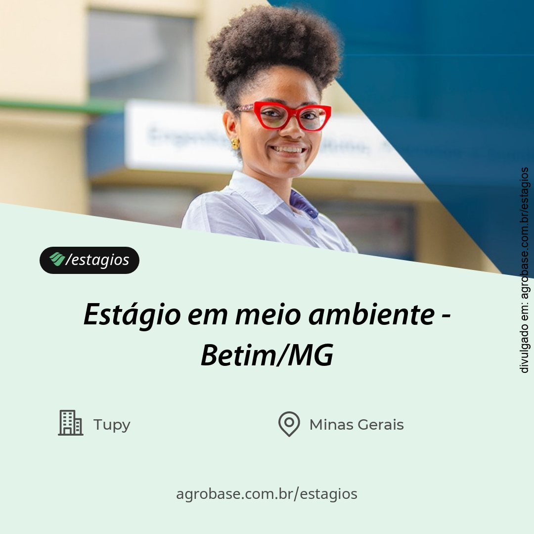 Estágio em meio ambiente – Betim/MG