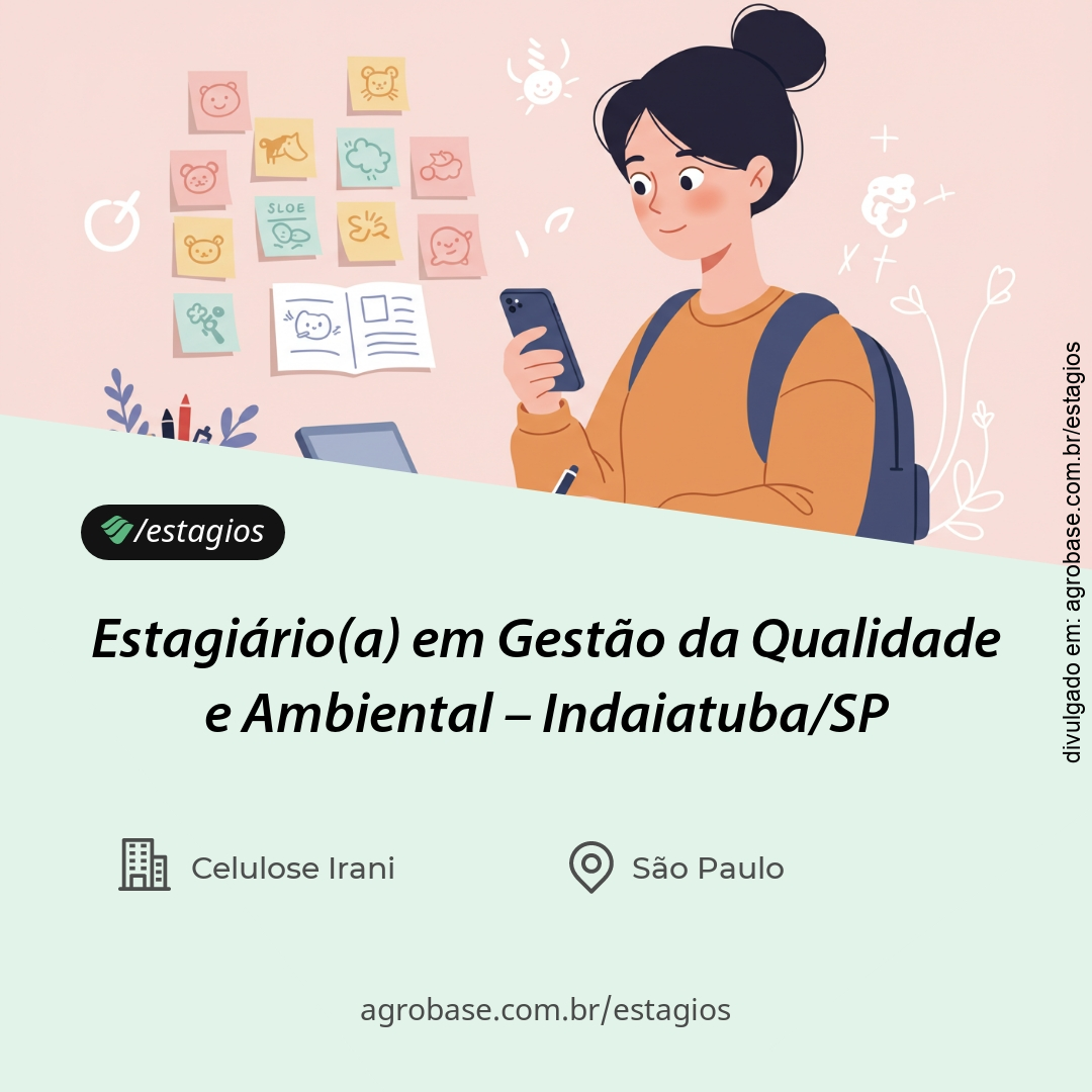 Estagiário em gestão da qualidade e ambiental – Indaiatuba/SP