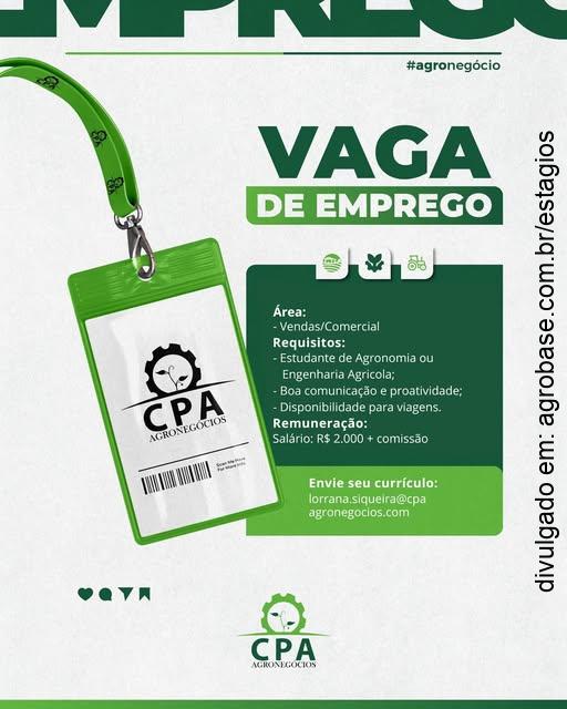 Estágio área comercial – Goiânia/GO