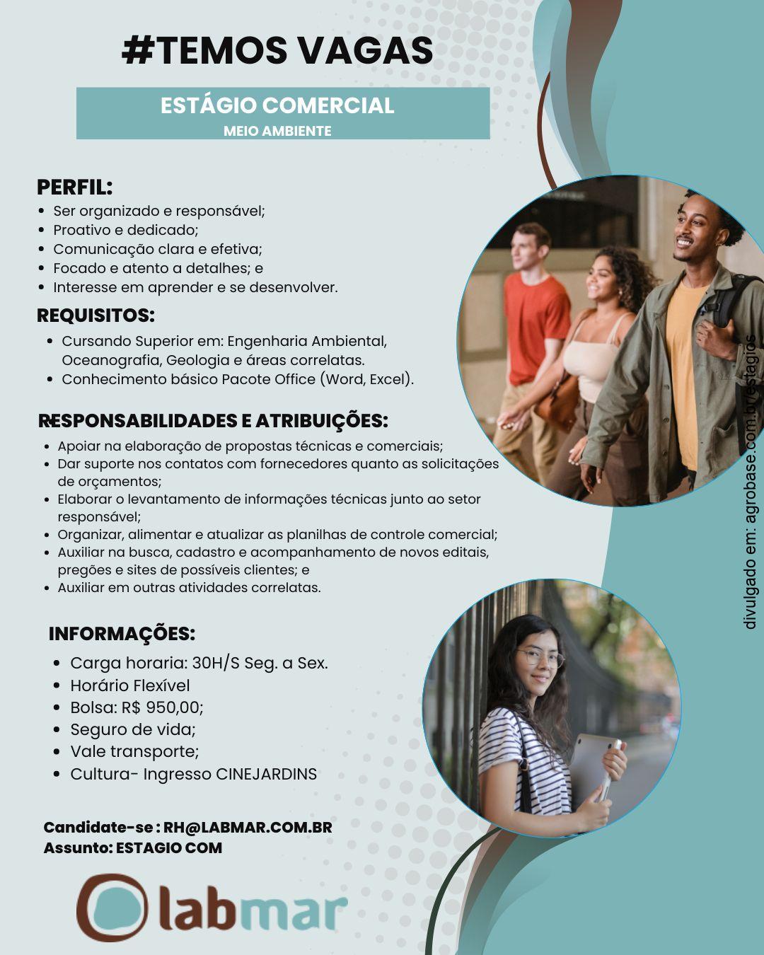 Estágio comercial em meio ambiente – Serra/ES