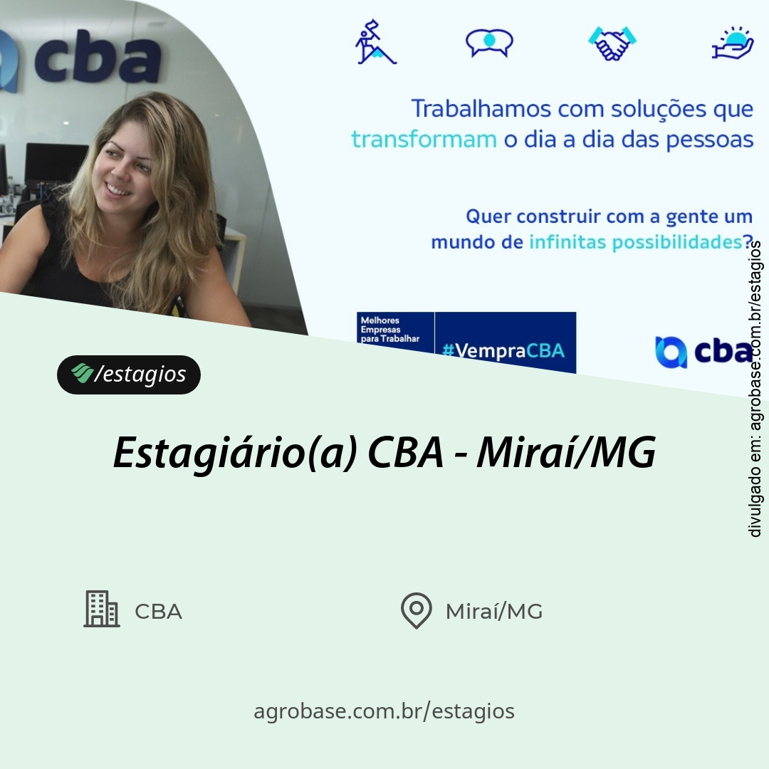 Estagiário(a) CBA – Miraí/MG
