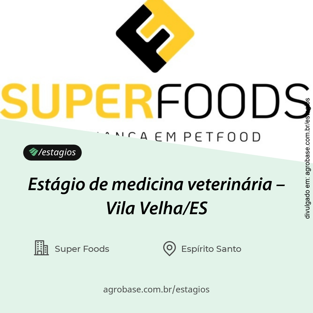 Estágio de medicina veterinária – Vila Velha/ES