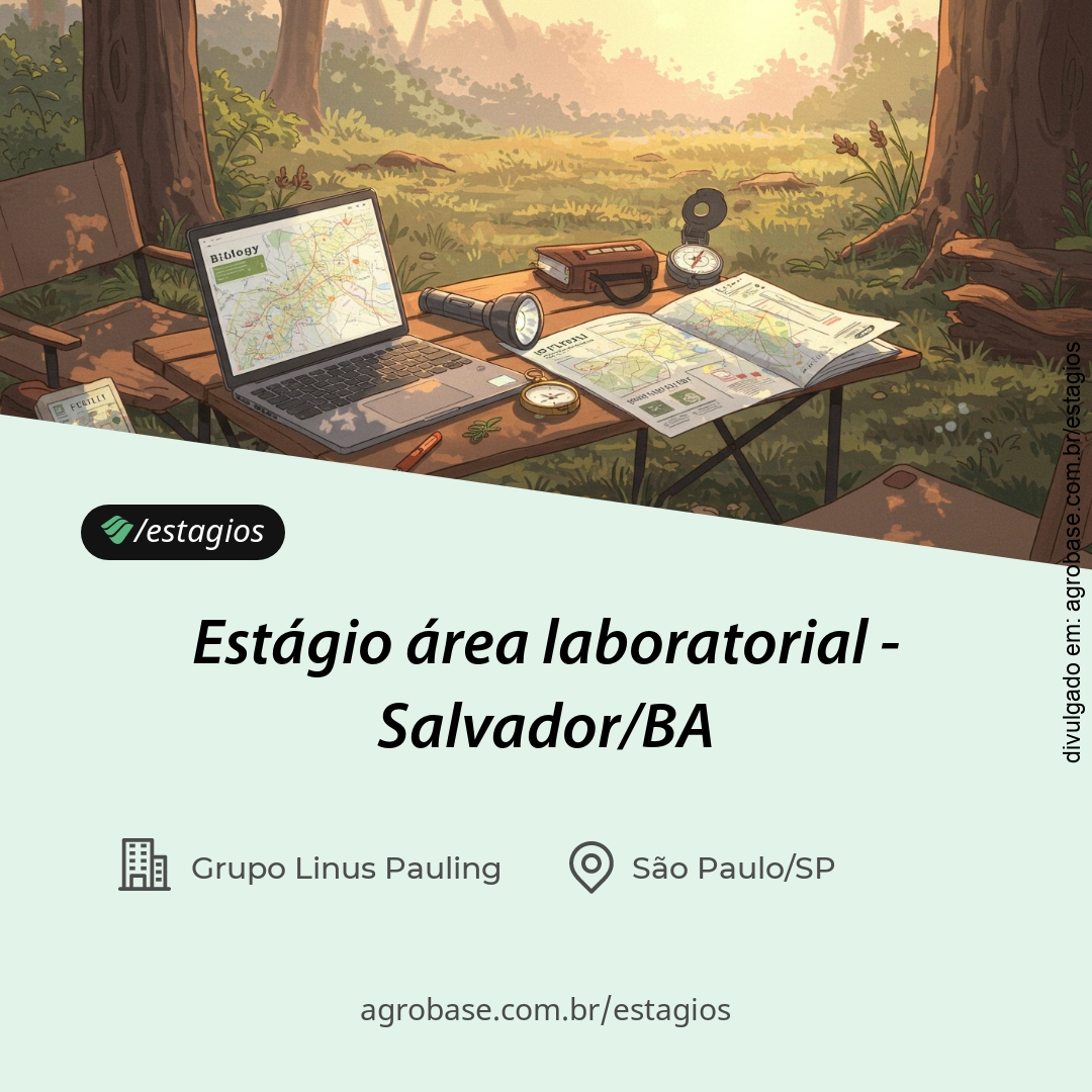 Estágio área laboratorial – Salvador/BA