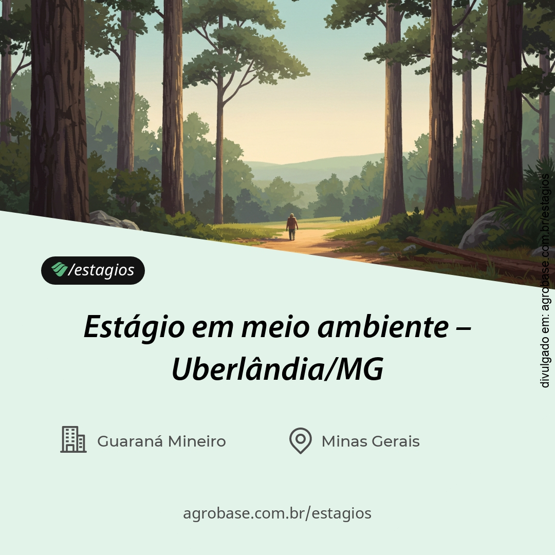 Estágio em meio ambiente – Uberlândia/MG