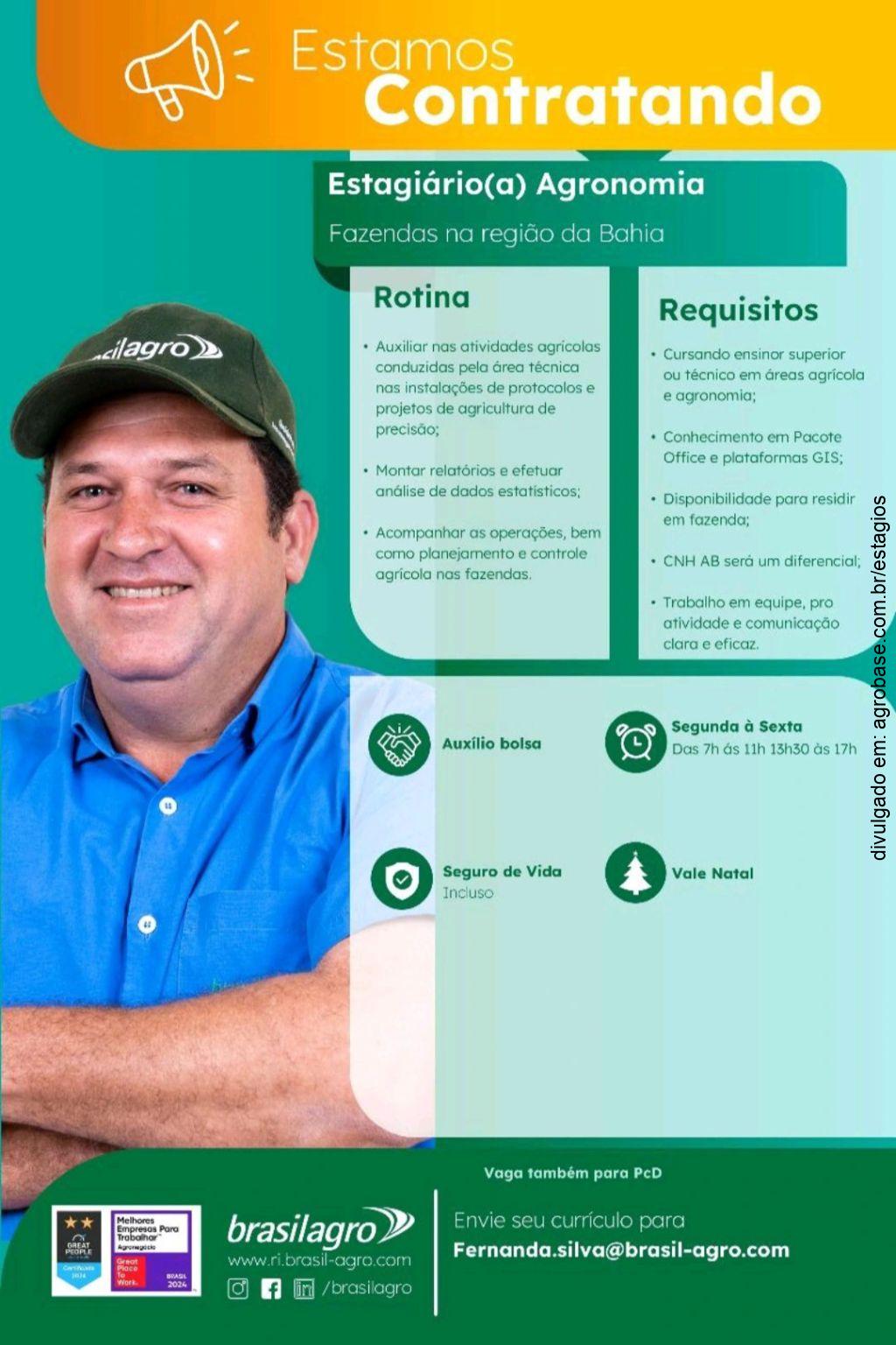 Estagiário(a) de agronomia – Bahia