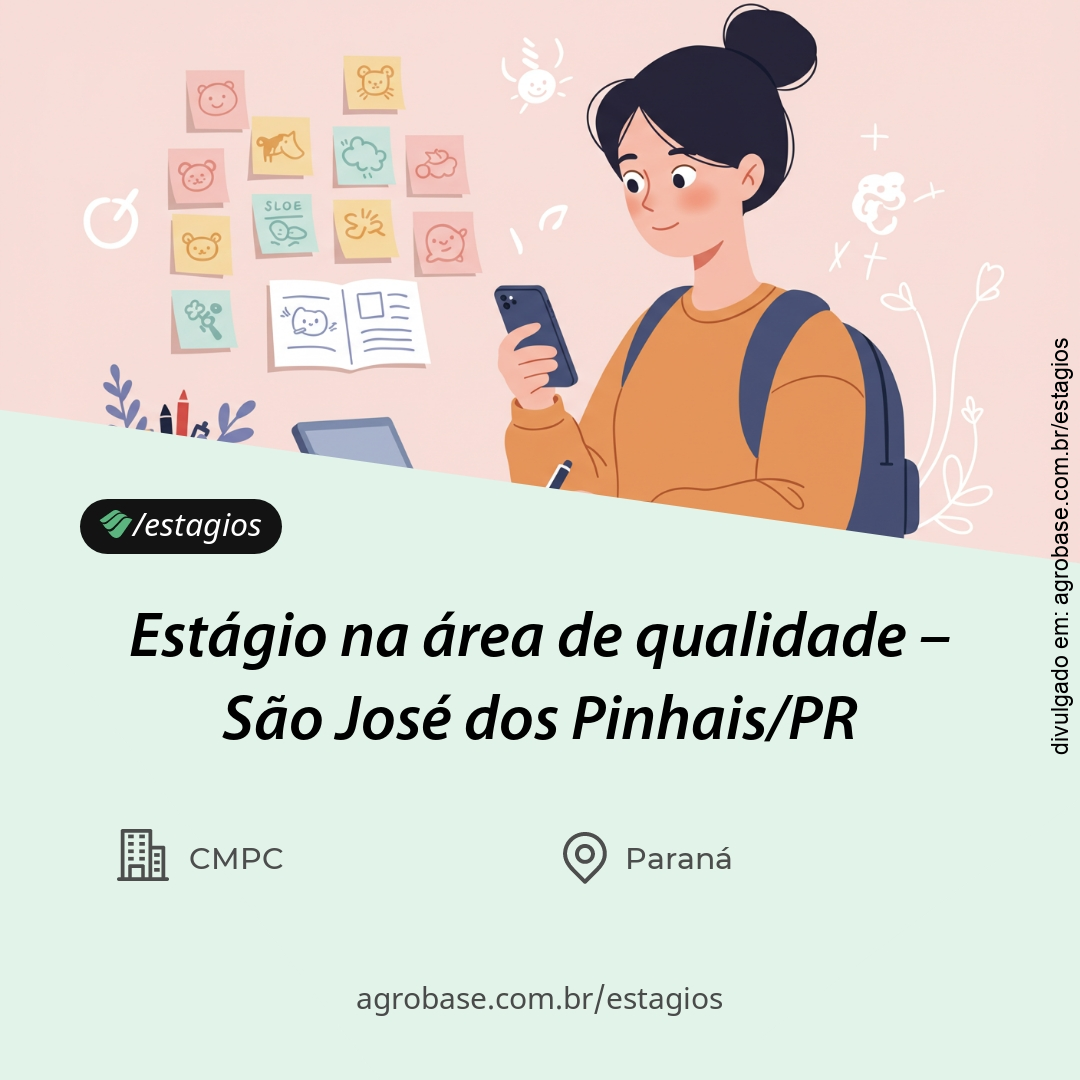 Estágio na área de qualidade – São José dos Pinhais/PR