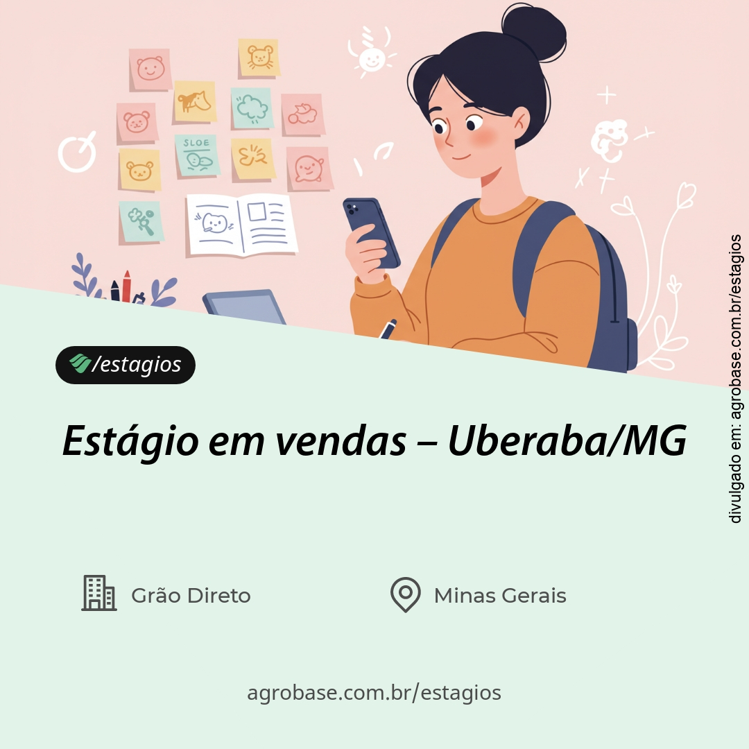 Estágio em vendas – Uberaba/MG