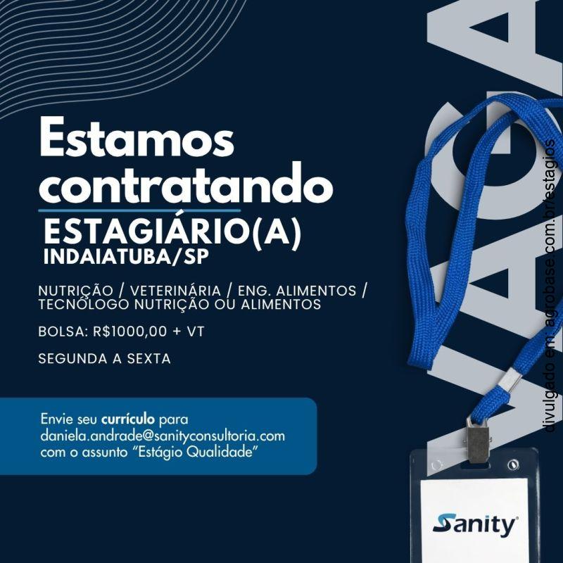 Estágio em seg. de alimento – Indaiatuba/SP