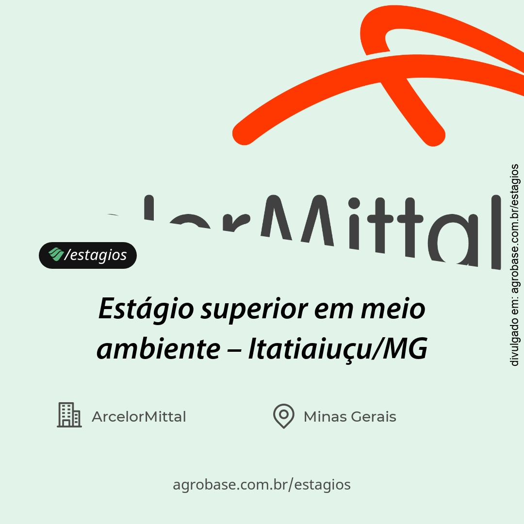 Estágio superior em meio ambiente – Itatiaiuçu/MG