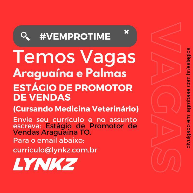 Estágio promotor de vendas – Araguaína e Palmas/TO
