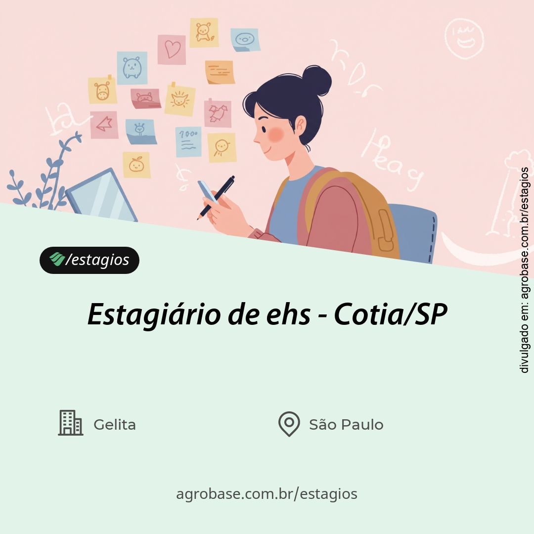 Estagiário de ehs – Cotia/SP