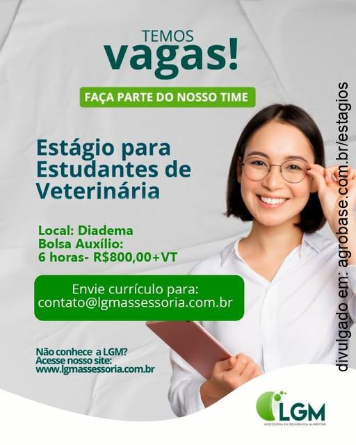 Estágio em medicina veterinária – Diadema/SP