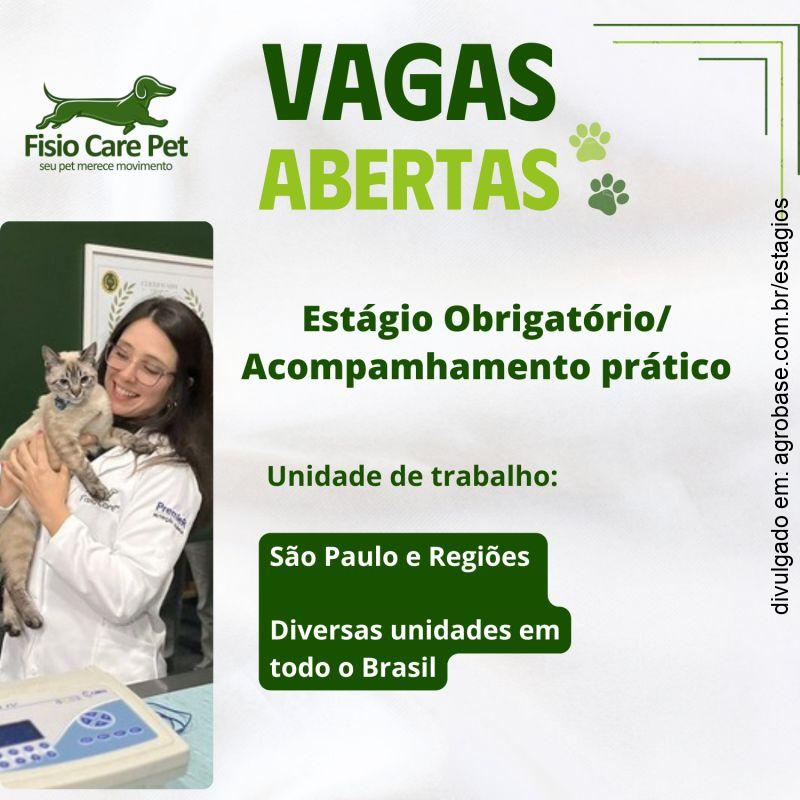 Estágio de acompanhamento prático – São Paulo/SP e regiões