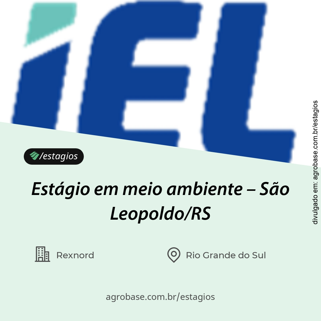 Estágio em meio ambiente – São Leopoldo/RS