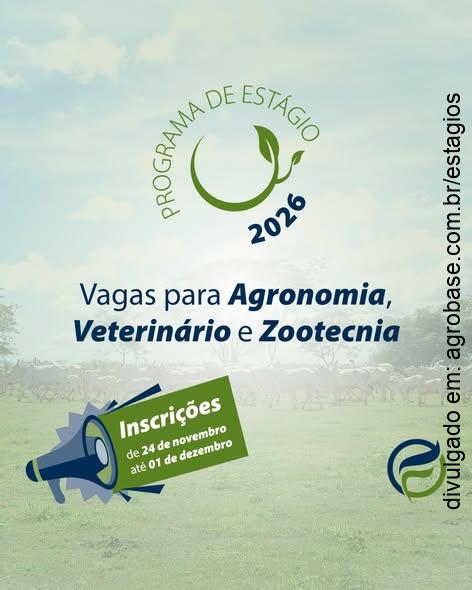 Programa de estágio Fabiani Agro 2026 – São Paulo/SP