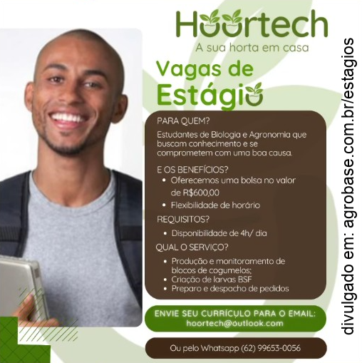 Estágio em biologia e agronomia – Goiânia/GO