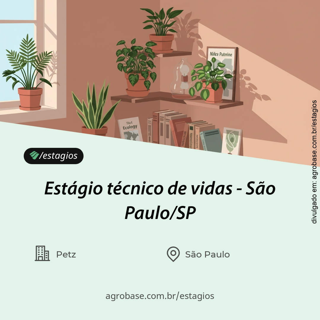 Estágio técnico de vidas – São Paulo/SP