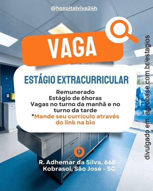 Estágio extracurricular – São José/SC