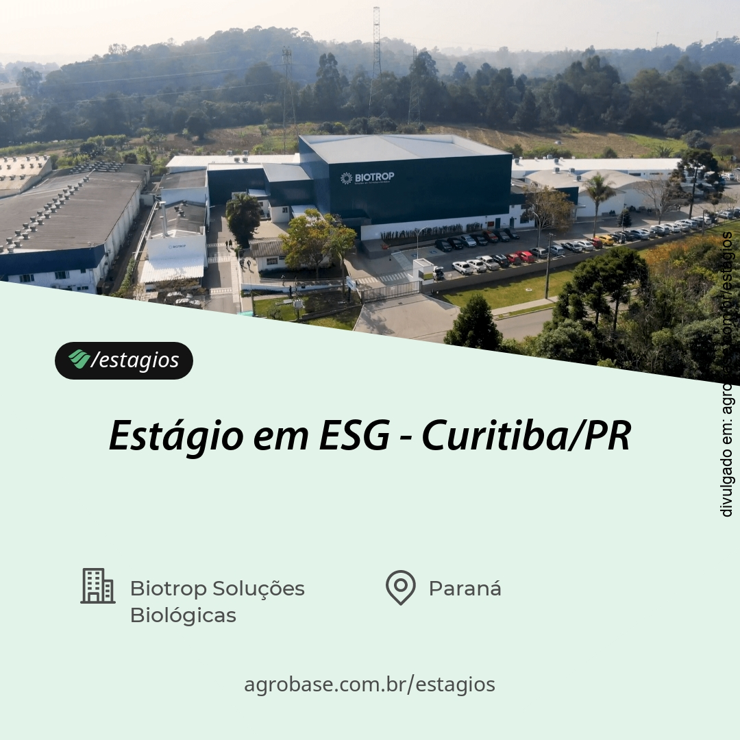 Estágio em esg – Curitiba/PR