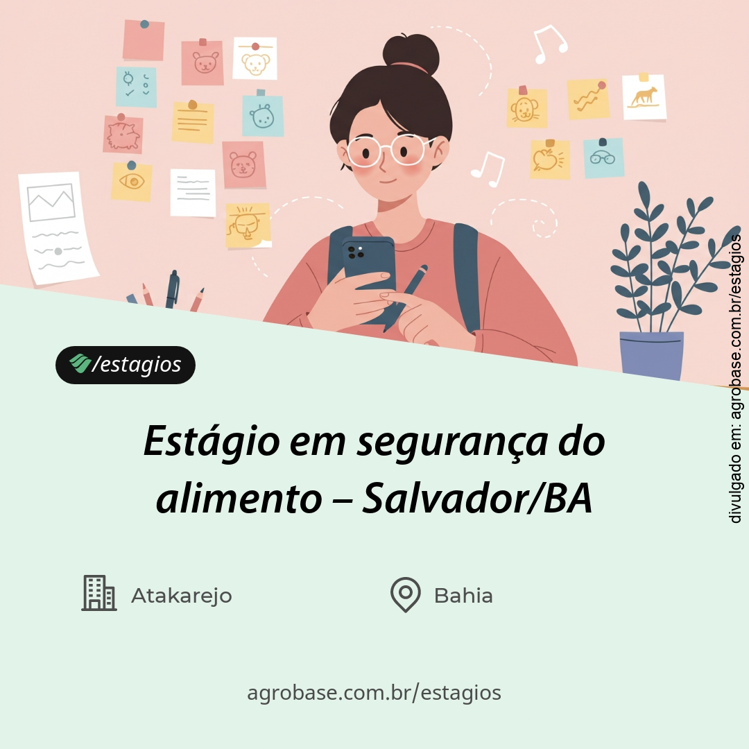 Estágio em segurança do alimento – Salvador/BA
