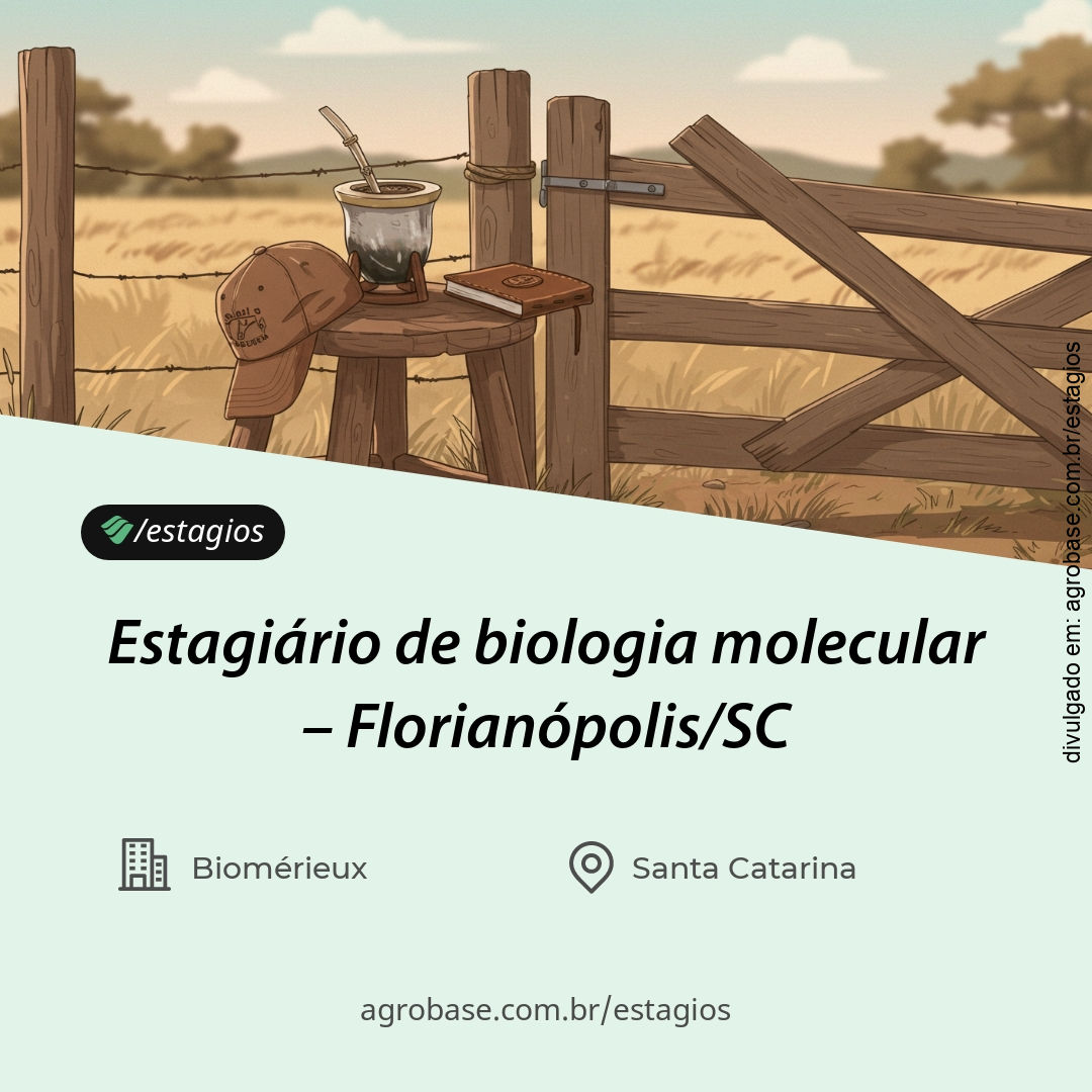 Estagiário de biologia molecular – Florianópolis/SC