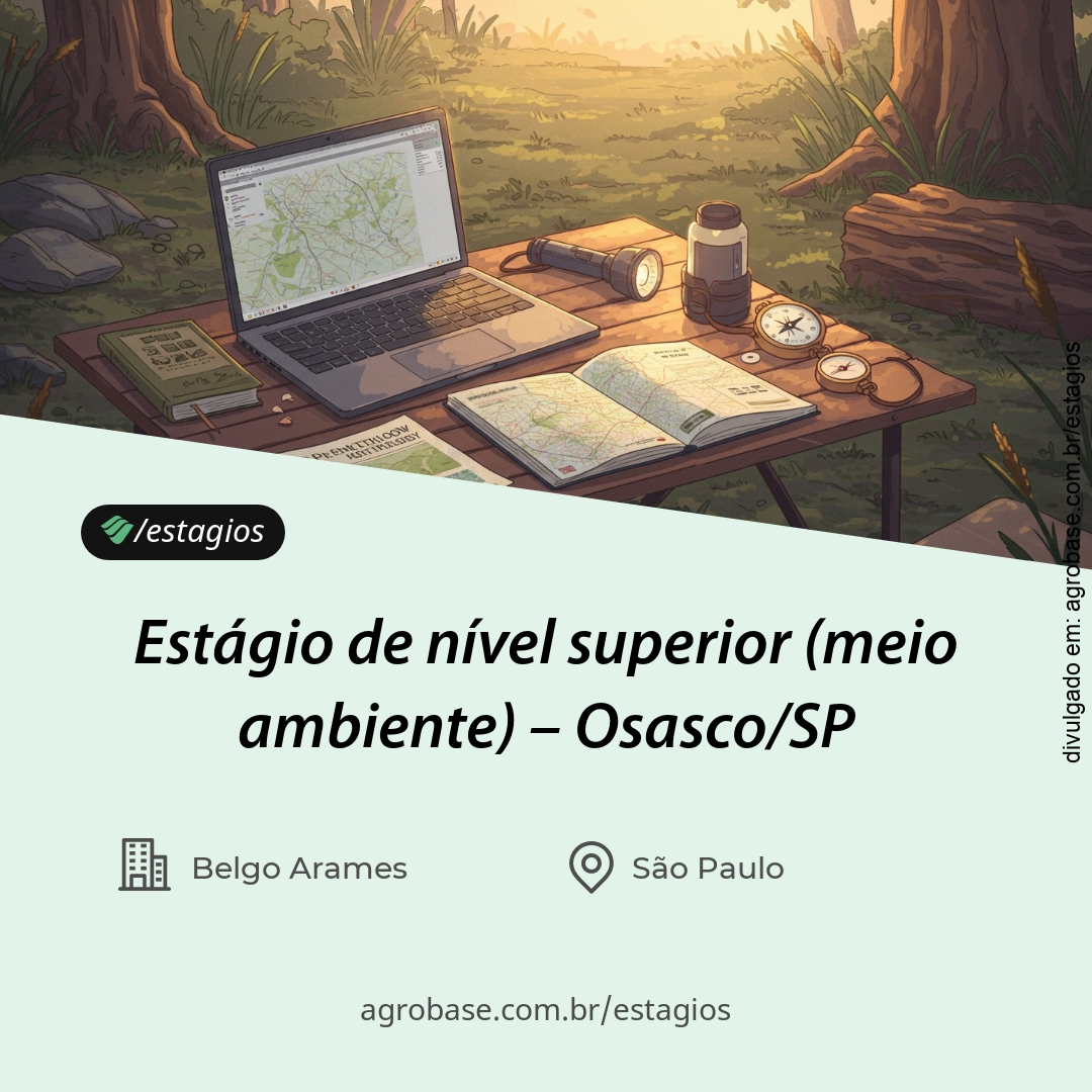 Estágio de nível superior (meio ambiente) – Osasco/SP