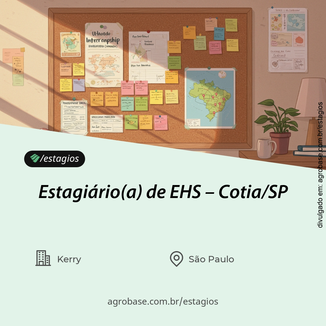 Estagiário(a) de EHS – Cotia/SP