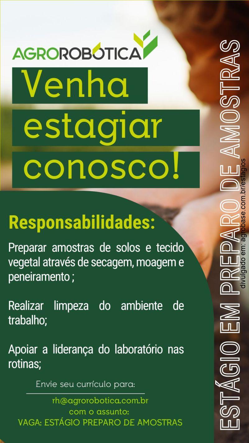 Estágio em preparo de amostras – São Carlos/SP