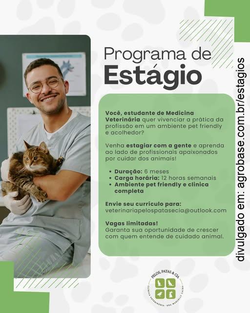 Estágio em medicina veterinária – Nova Iguaçu/RJ