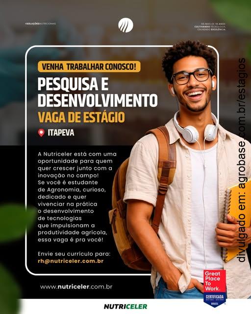 Estágio em pesquisa e desenvolvimento – Itapeva/SP
