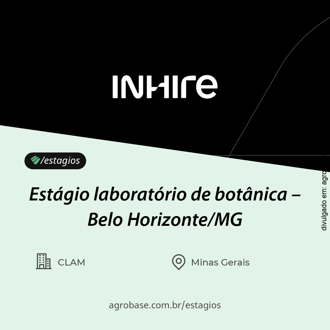 Estágio laboratório de botânica – Belo Horizonte/MG