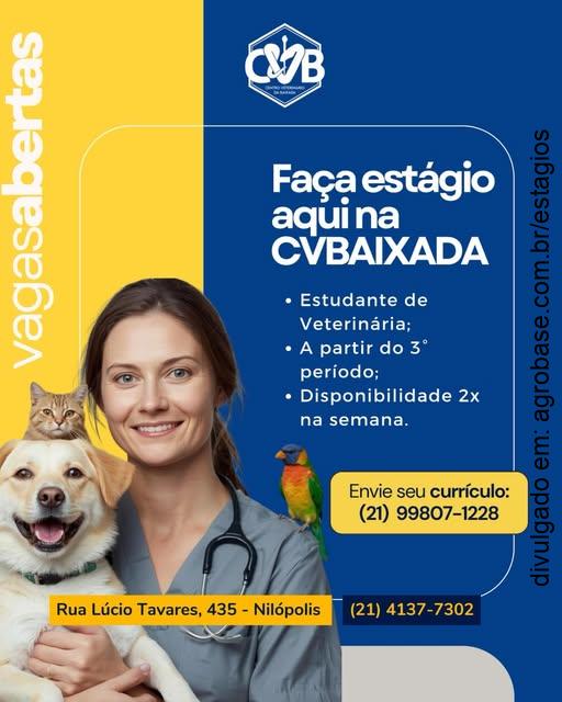 Estágio em veterinária – Nilópolis/RJ