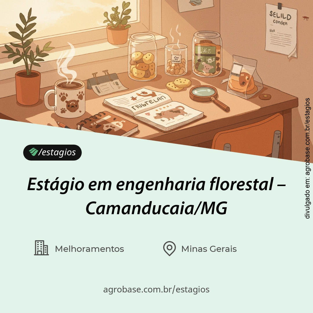 Estágio em engenharia florestal – Camanducaia/MG
