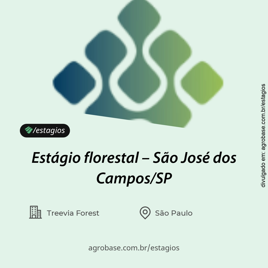 Estágio área florestal – São José dos Campos/SP