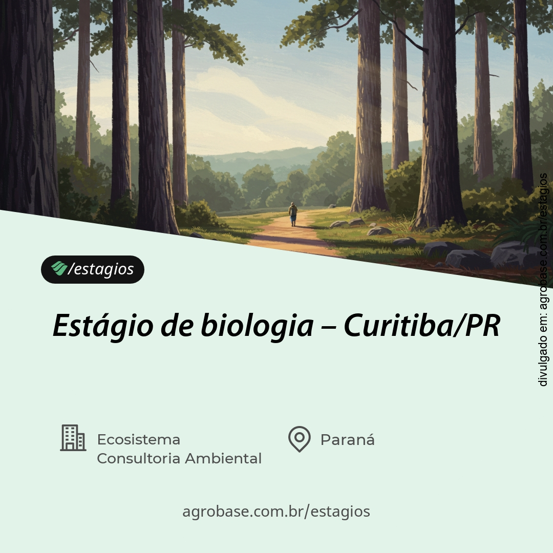 Estágio de biologia – Curitiba/PR