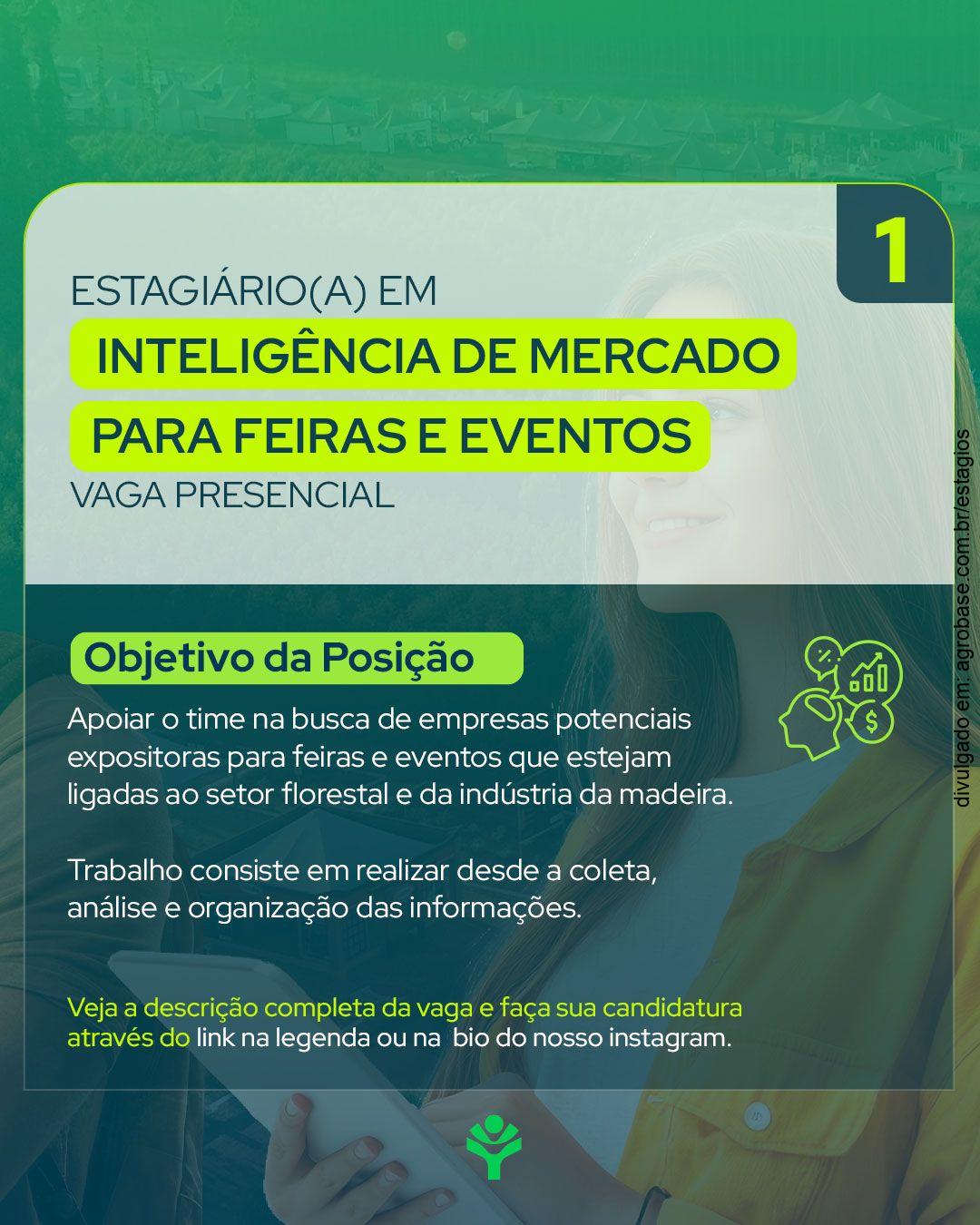 Estagiário(a) em inteligência de mercado para feiras e eventos – Curitiba/PR