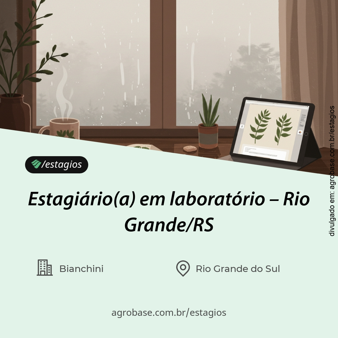 Estagiário(a) em laboratório – Rio Grande/RS