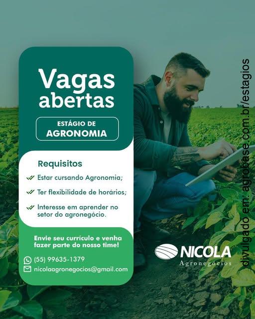 Estágio em agronomia – Santiago/RS