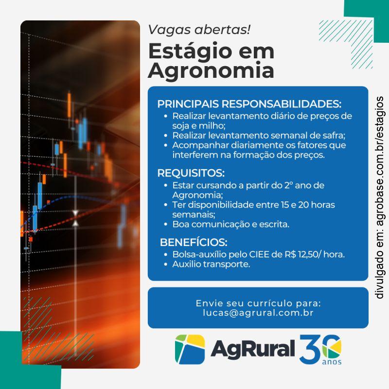 Estágio em agronomia – Curitiba/PR