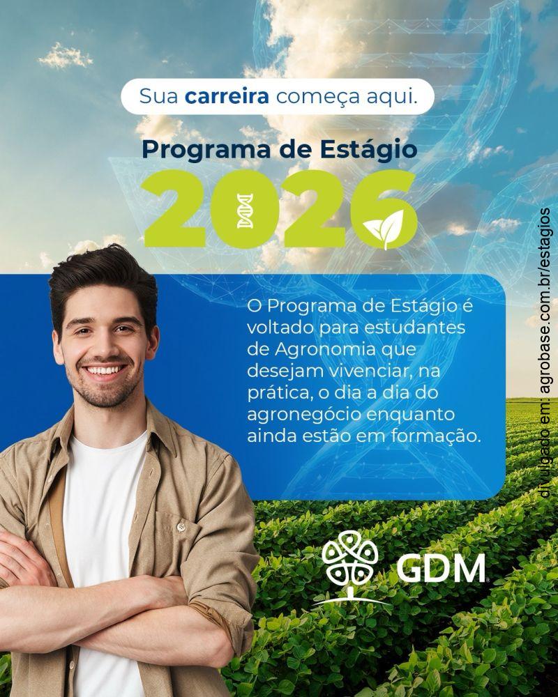 Programa de estágio 2026 GDM – Cambé/PR