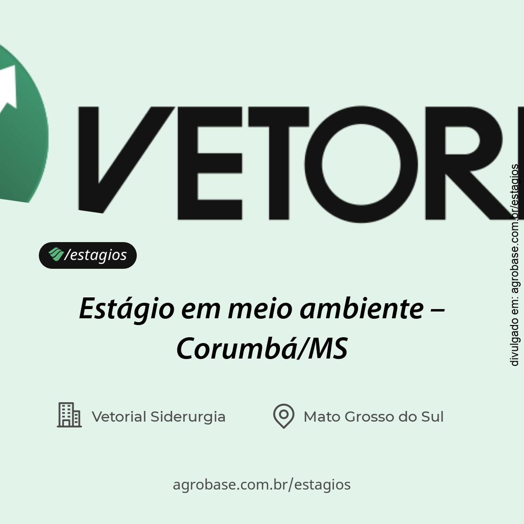 Estágio em meio ambiente – Corumbá/MS