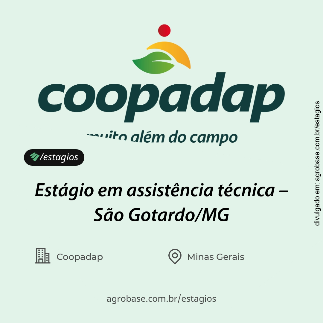 Estágio em assistência técnica – São Gotardo/MG