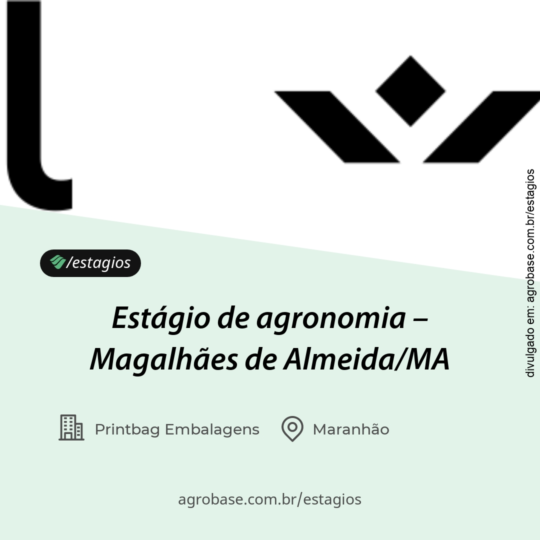 Estágio de agronomia – Magalhães de Almeida/MA