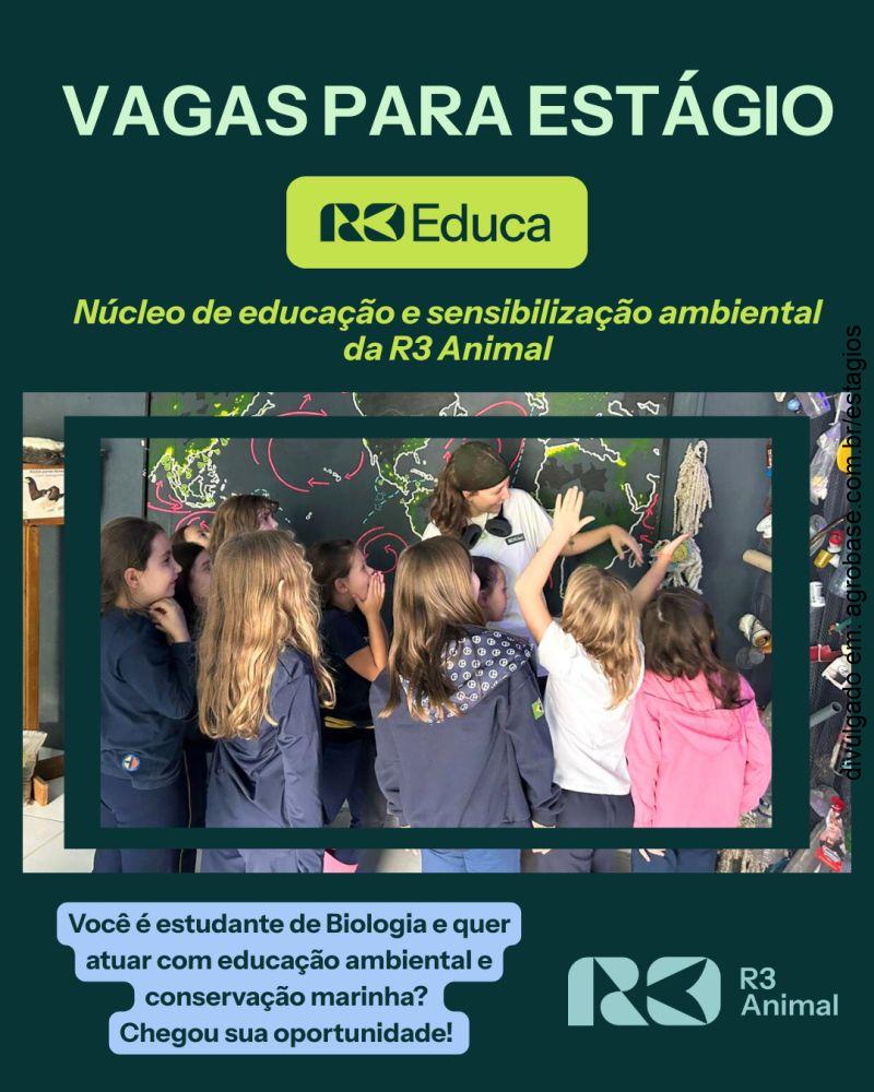 Estágio educação ambiental e conservação marinha – Florianópolis/SC