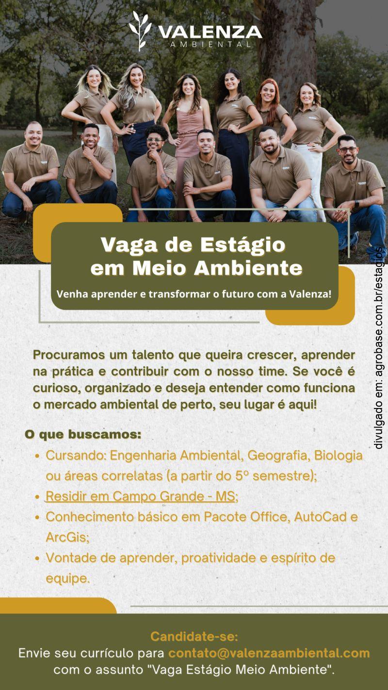 Estágio em meio ambiente – Campo Grande/MS